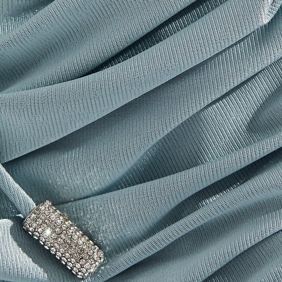 NWT Alexandre Vauthier Sleeveless Plunge-Neck Ruched Bodysuit Size S - Picture 11 of 12